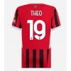 AC Milan Theo Hernandez #19 Hjemmedrakt Kvinner 2024-25 Kortermet